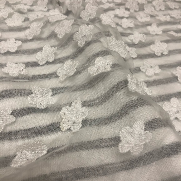 INC Striped Floral Comfortable Top - Picture 2 of 5